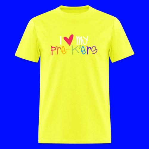 I Love My Pre-K'ers Teacher T-Shirts - Men's T-Shirt