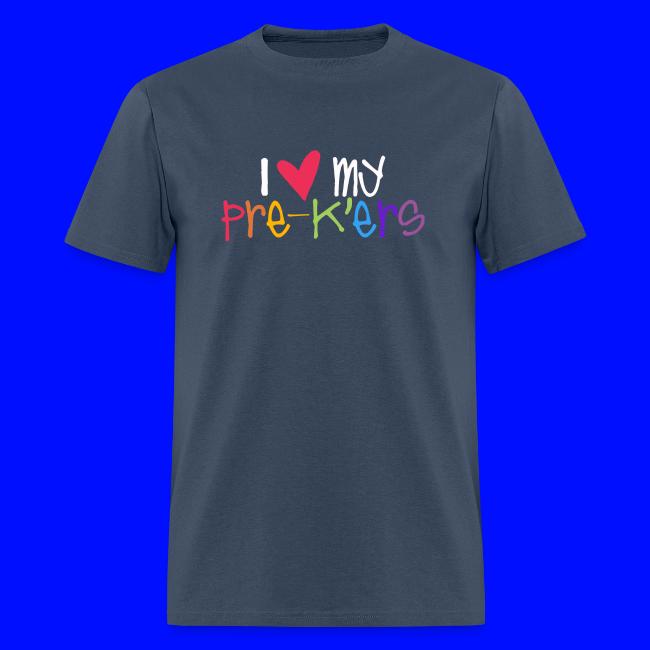 I Love My Pre-K'ers Teacher T-Shirts