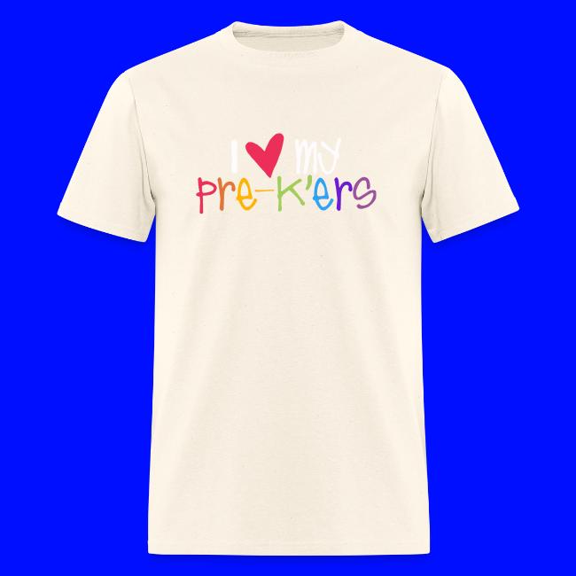 I Love My Pre-K'ers Teacher T-Shirts