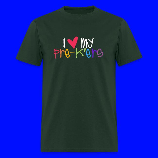 I Love My Pre-K'ers Teacher T-Shirts