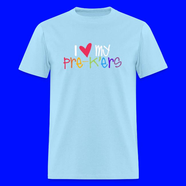 I Love My Pre-K'ers Teacher T-Shirts