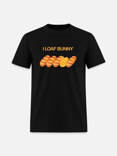 I Loaf Bunny - Men's T-Shirt - black