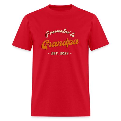 Promoted to Grandpa 2024 - Men's T-Shirt