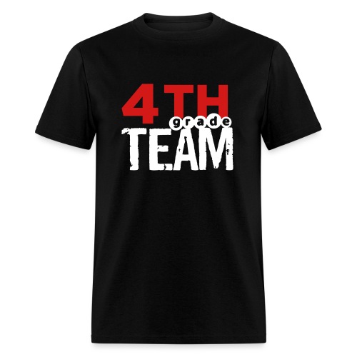 Bold 4th Grade Team Teacher T-Shirts - Men's T-Shirt