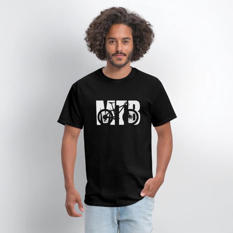 MTB Logo with Mountainbike' Men's T-Shirt | Spreadshirt