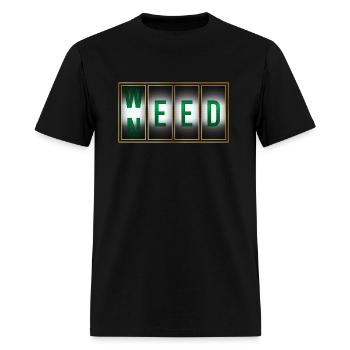 Slot Machine Need-Weed - Men's T-Shirt - black - Front - Jose (178cm)