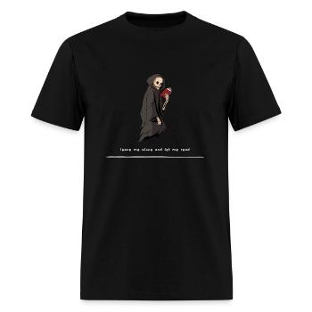 grim reading - Men's T-Shirt - black - Front - Jose (178cm)