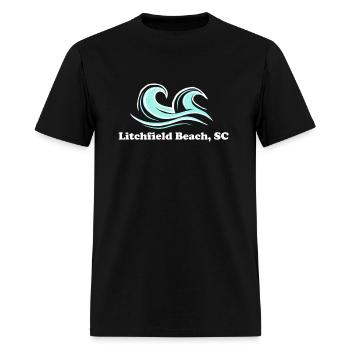 J’adore Litchfield Bea Caroline du Sud Atlantique - T-shirt Homme - noir - Devant - Jose (178cm)