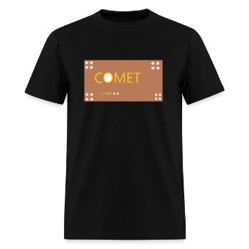 comet - Men's T-Shirt - black - Front - Jose (178cm)