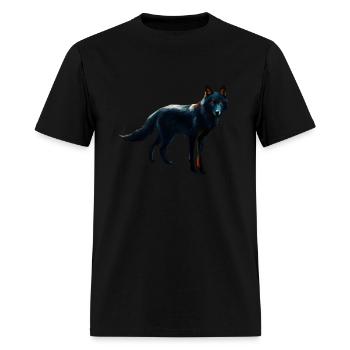 SCARY FOX T-SHIRT DESIGN - Men's T-Shirt - black - Front - Jose (178cm)