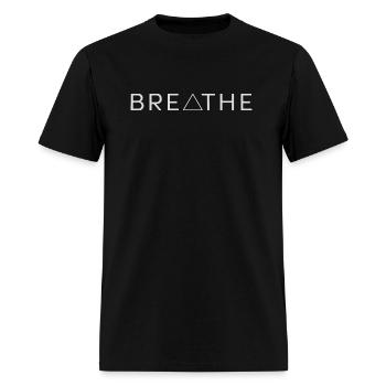 Breathe, Meditation - Men's T-Shirt - black - Front - Jose (178cm)