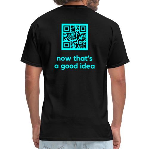 Now that's a good idea - QR code link to IdeaSpies - Men's T-Shirt