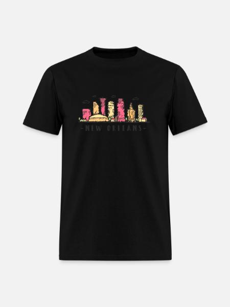 New Orleans yline Pride Vintage Louisiana - Men's T-Shirt - black