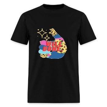 Will Done - Men's T-Shirt - black - Front - Jose (178cm)