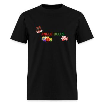 jingle bells - Men's T-Shirt - black - Front - Jose (178cm)