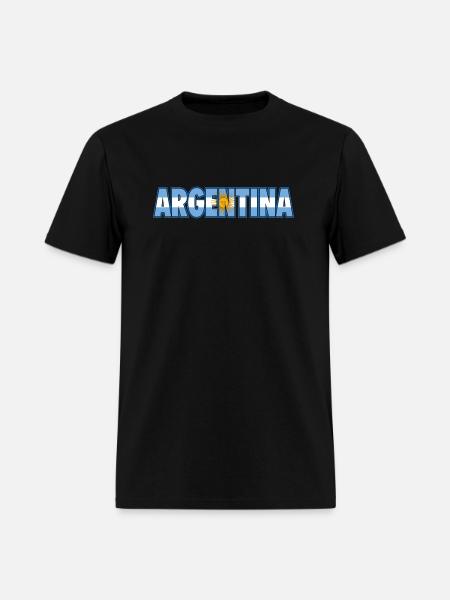 ARGENTINA Flag Sol de Mayo - Men's T-Shirt - black