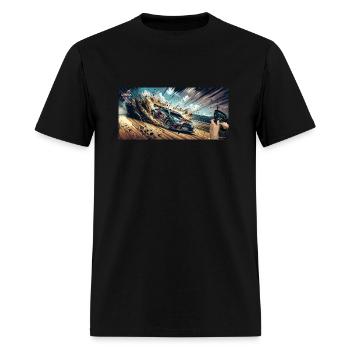 Grafica Coches of-road - Men's T-Shirt - black - Front - Jose (178cm)