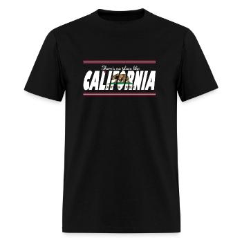 no place california - Men's T-Shirt - black - Front - Jose (178cm)