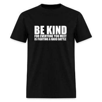 amazon bekind - Men's T-Shirt - black - Front - Jose (178cm)