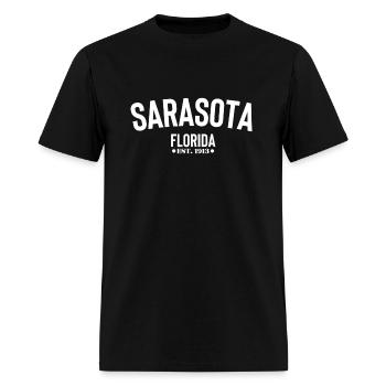 Sarasota Florida Sarasota - Men's T-Shirt - black - Front - Jose (178cm)