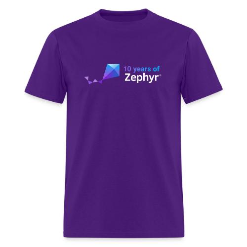 Zephyr 10th Anniversary Horizontal Color Reversed - Men's T-Shirt