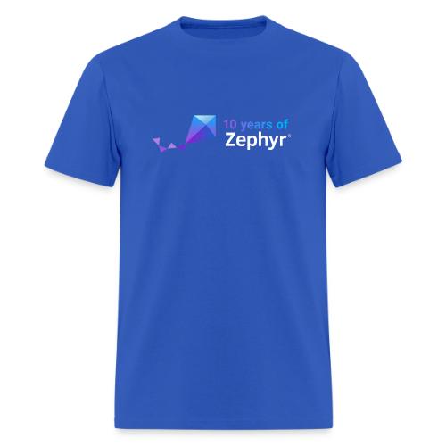Zephyr 10th Anniversary Horizontal Color Reversed - Men's T-Shirt