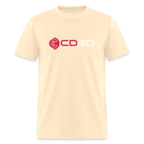 CD3D White Front/CinemaDraft Logo Back - Men's T-Shirt