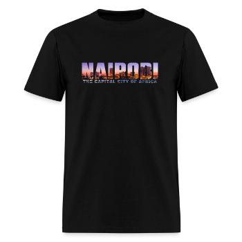 Nairobi - Men's T-Shirt - black - Front - Jose (178cm)