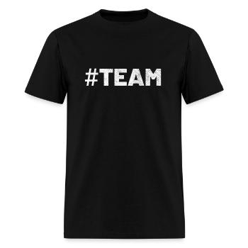 #team team - Men's T-Shirt - black - Front - Jose (178cm)