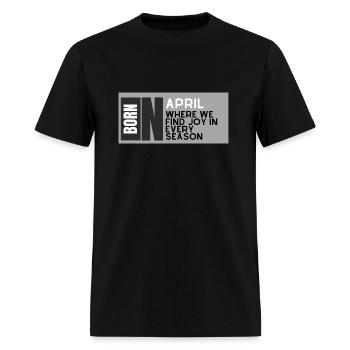 April Bliss - Men's T-Shirt - black - Front - Jose (178cm)