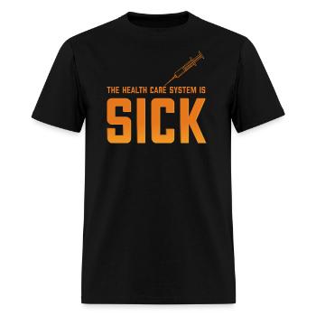 THE HEALTH CARE - Men's T-Shirt - black - Front - Jose (178cm)
