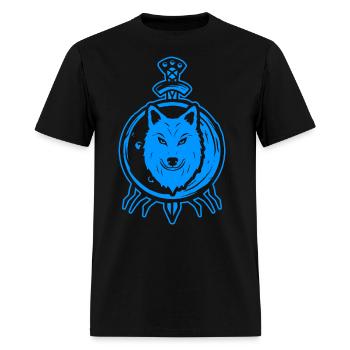 Wolf And Sword - Men's T-Shirt - black - Front - Jose (178cm)