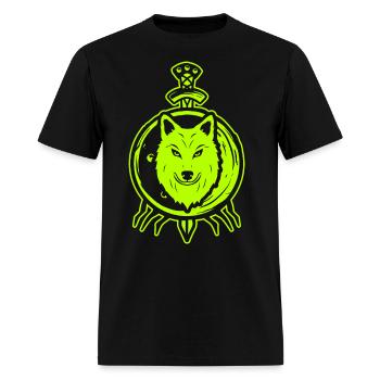 Wolf And Sword - Men's T-Shirt - black - Front - Jose (178cm)