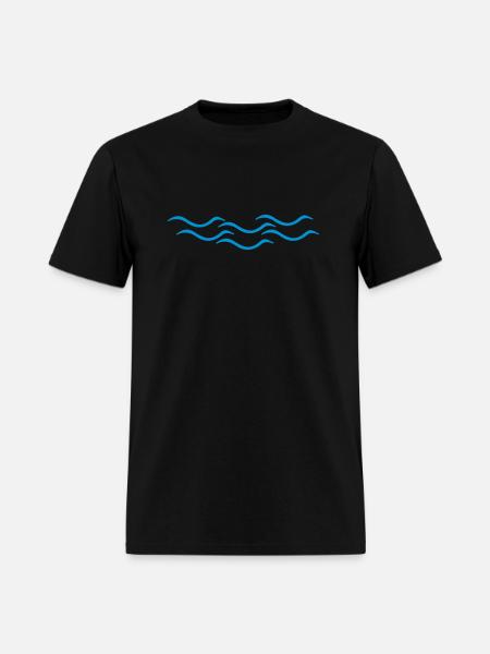water - Men's T-Shirt - black
