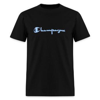 Champagne Top - Men's T-Shirt - black - Front - Jose (178cm)