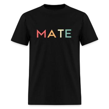 MATE - Men's T-Shirt - black - Front - Jose (178cm)