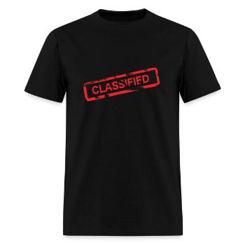 Classified stamp - Men's T-Shirt - black - Front - Jose (178cm)