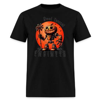 Quirky-Halloween-Art-for-Tech-Engineers - Men's T-Shirt - black - Front - Jose (178cm)