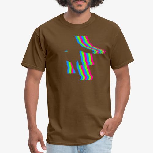 silhouette rainbow cut 1 - Men's T-Shirt