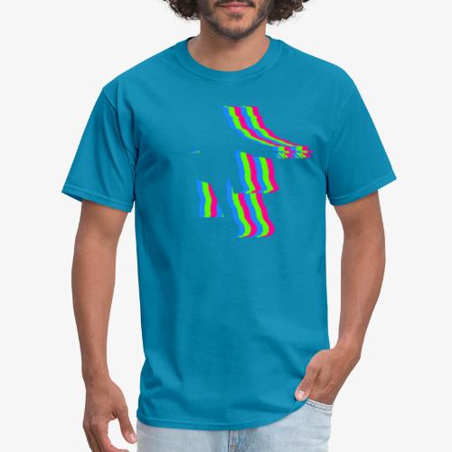 silhouette rainbow cut 1 - Men's T-Shirt