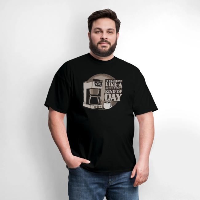 Retro Drip Coffee Maker Technical Drawing Shirt