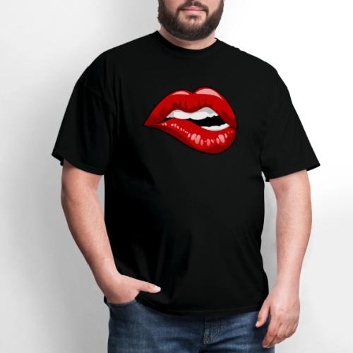 Lip Bite - Men's T-Shirt