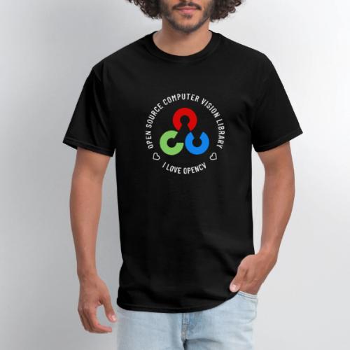 I Love OpenCV (Light Logo) - Men's T-Shirt