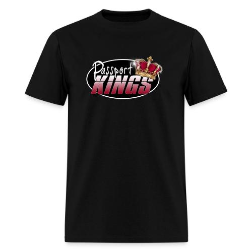 Passport Kings logo for dark shirts - Men's T-Shirt