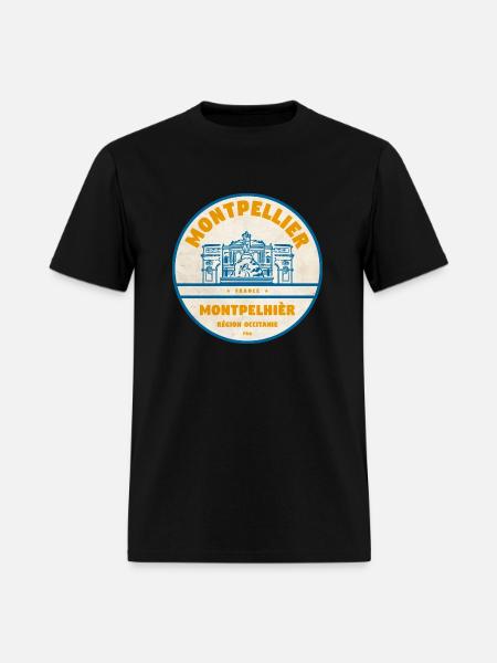Montpellier Skyline - Men's T-Shirt - black