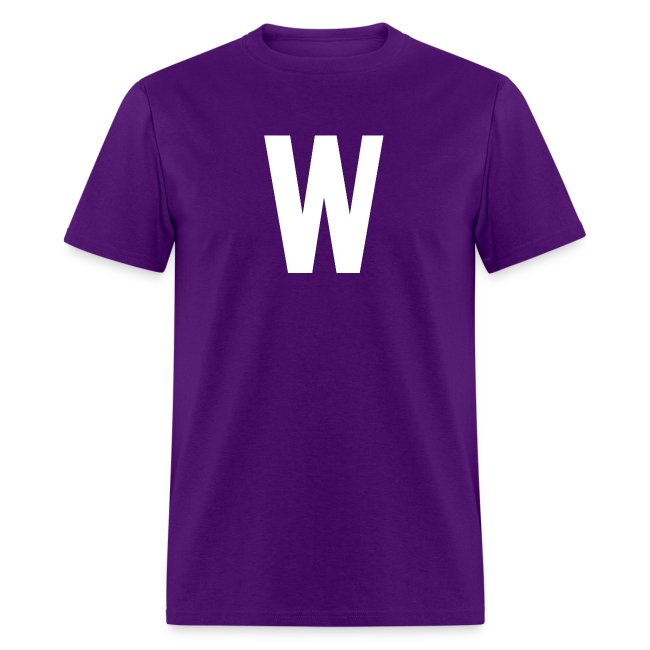 W for shirt png