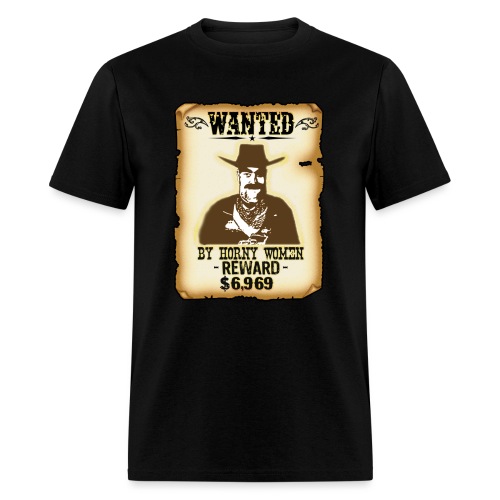 Cowboy Ox-Mad Wanted Poster! - Men's T-Shirt