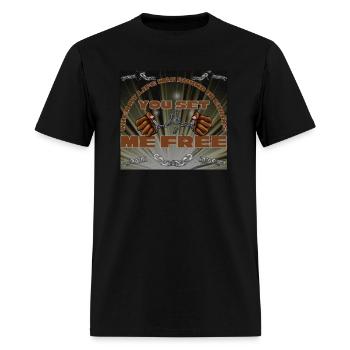 Bound In Chains - Men's T-Shirt - black - Front - Jose (178cm)