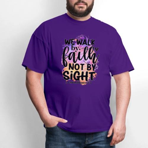 Harmony Collection - We Walk by Faith not by Sight - Men's T-Shirt