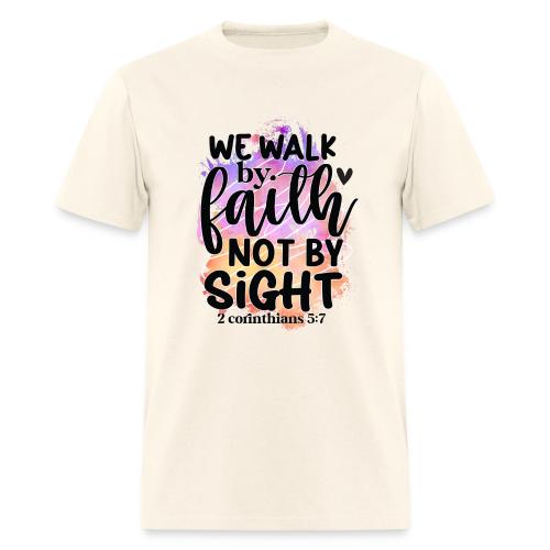 Harmony Collection - We Walk by Faith not by Sight - Men's T-Shirt